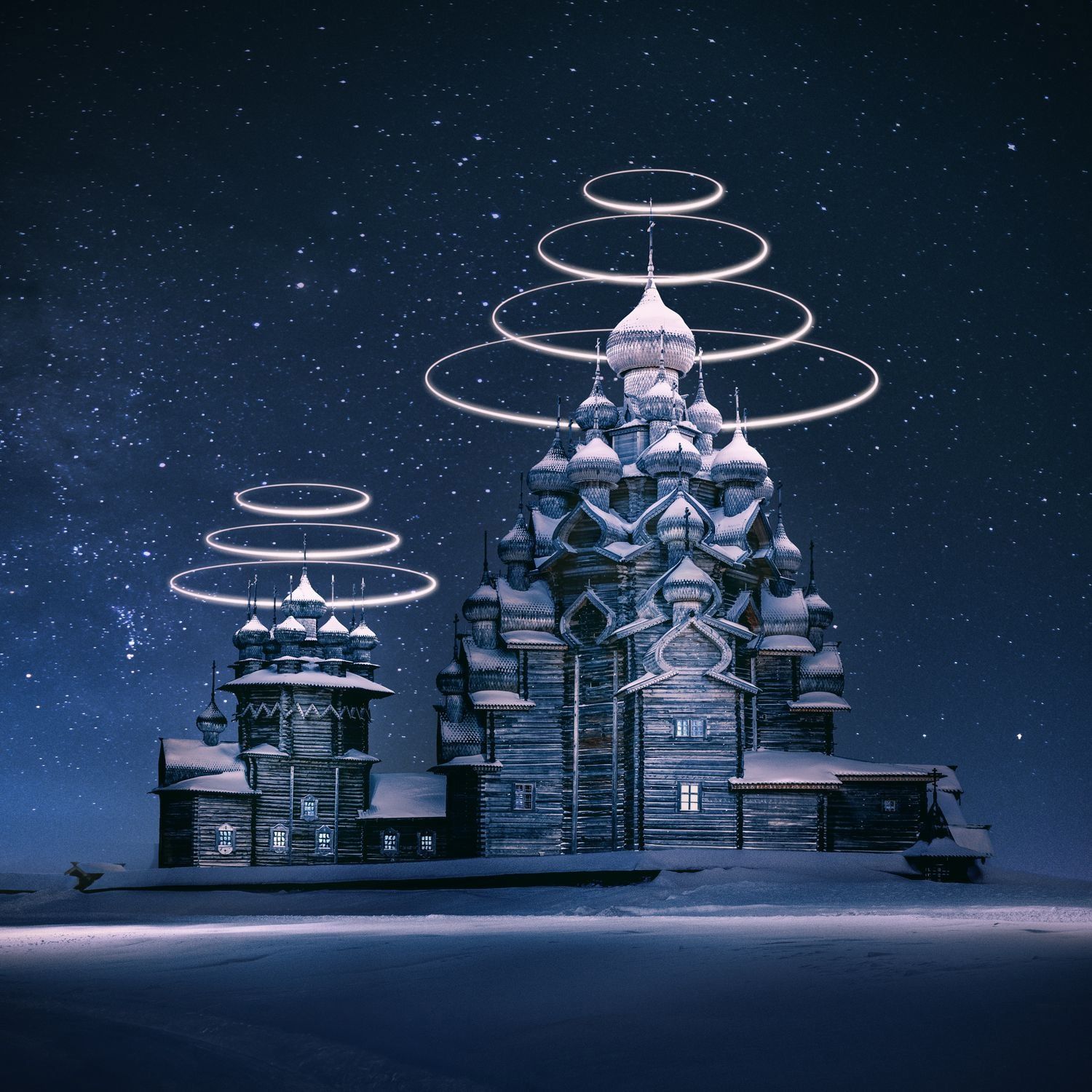 Снимок ночных Кижей завоевал первое место на международном конкурсе