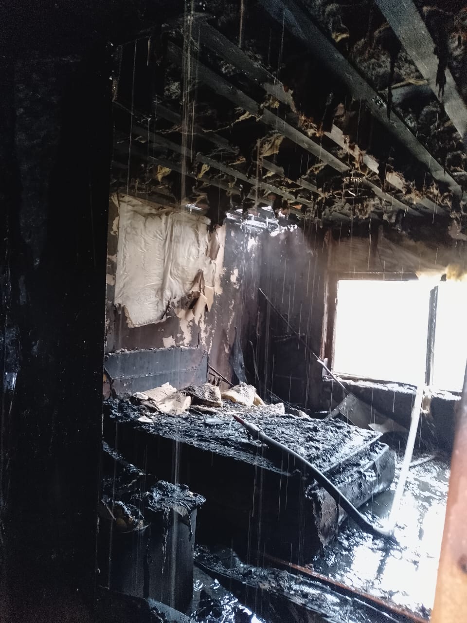 Квартира загорелась в поселке на севере Карелии