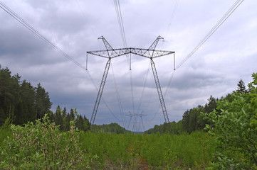 Авария на электросетях произошла в районе Карелии