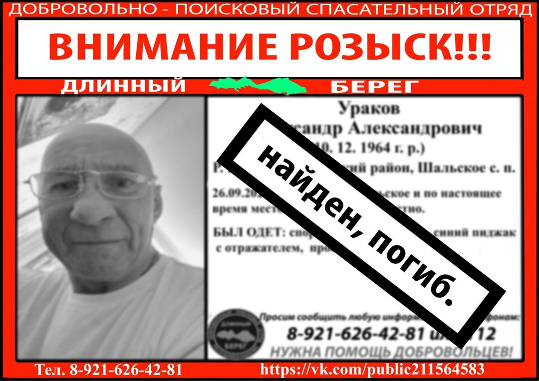 Тело рыбака, пропавшего в прошлом году, нашли