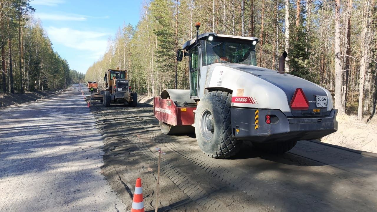 Одна из трасс Карелии поэтапно приводится в порядок