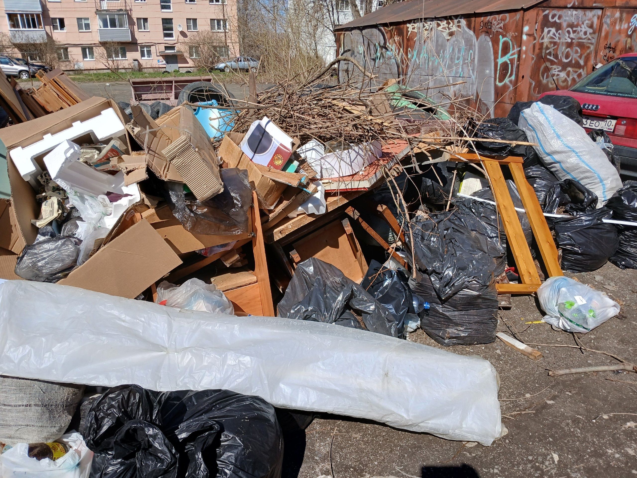 Жителей Петрозаводска и управляющую компанию раскритиковали за антисанитарию