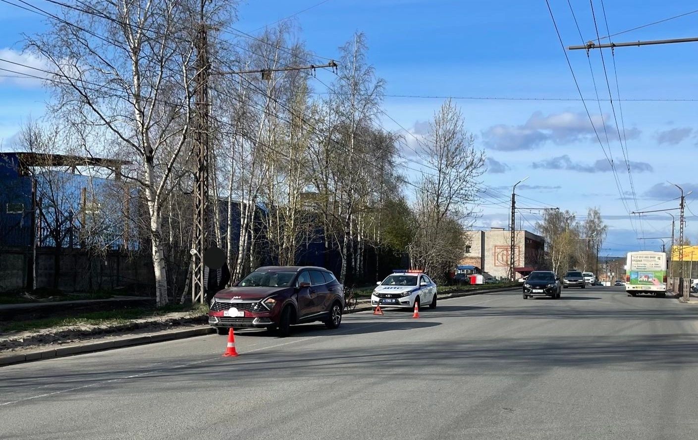 Автоледи-нарушительница на иномарке снесла велосипедиста на окраине Петрозаводска