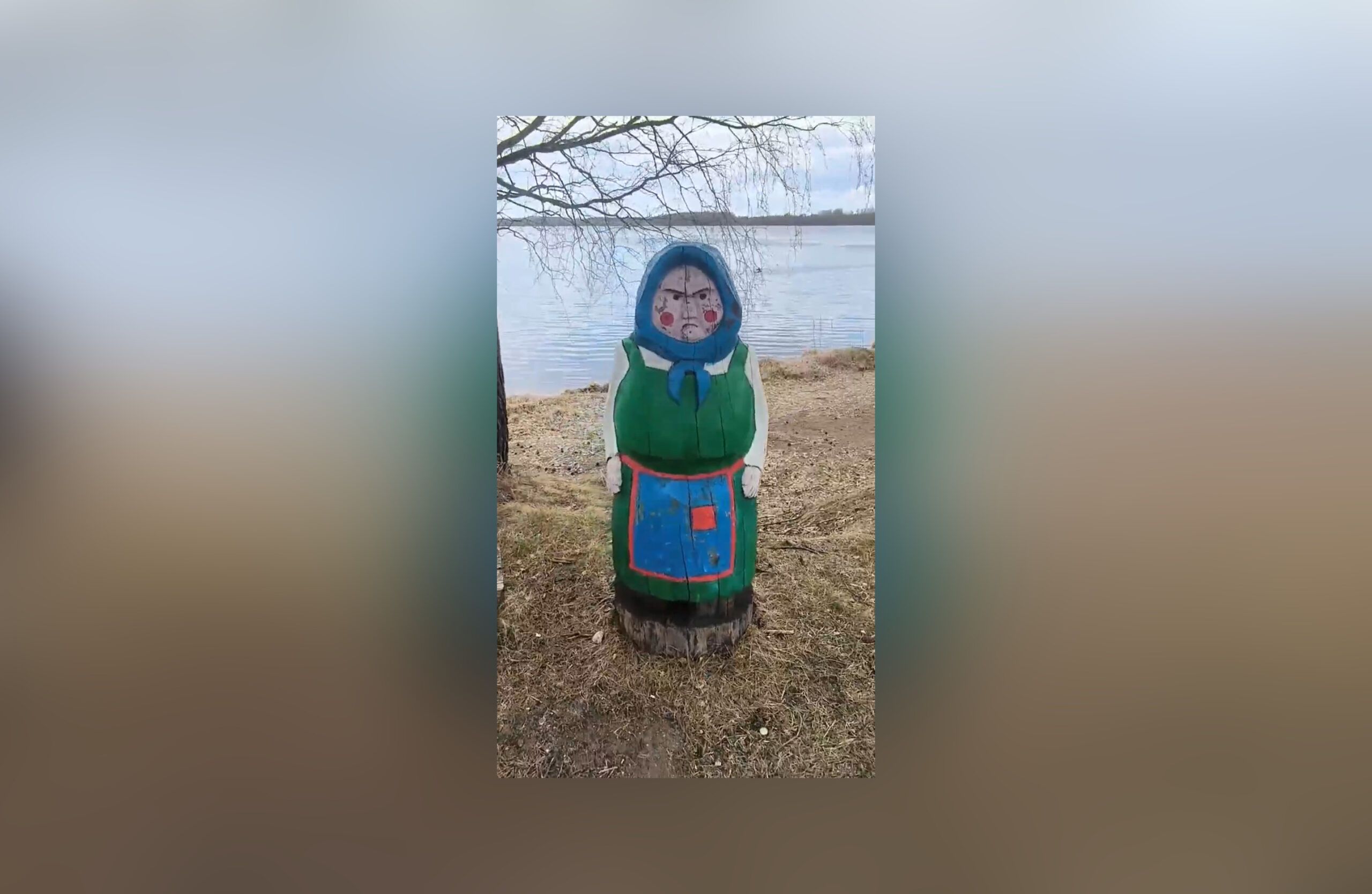 Сказочные герои ожили на берегу карельского озера