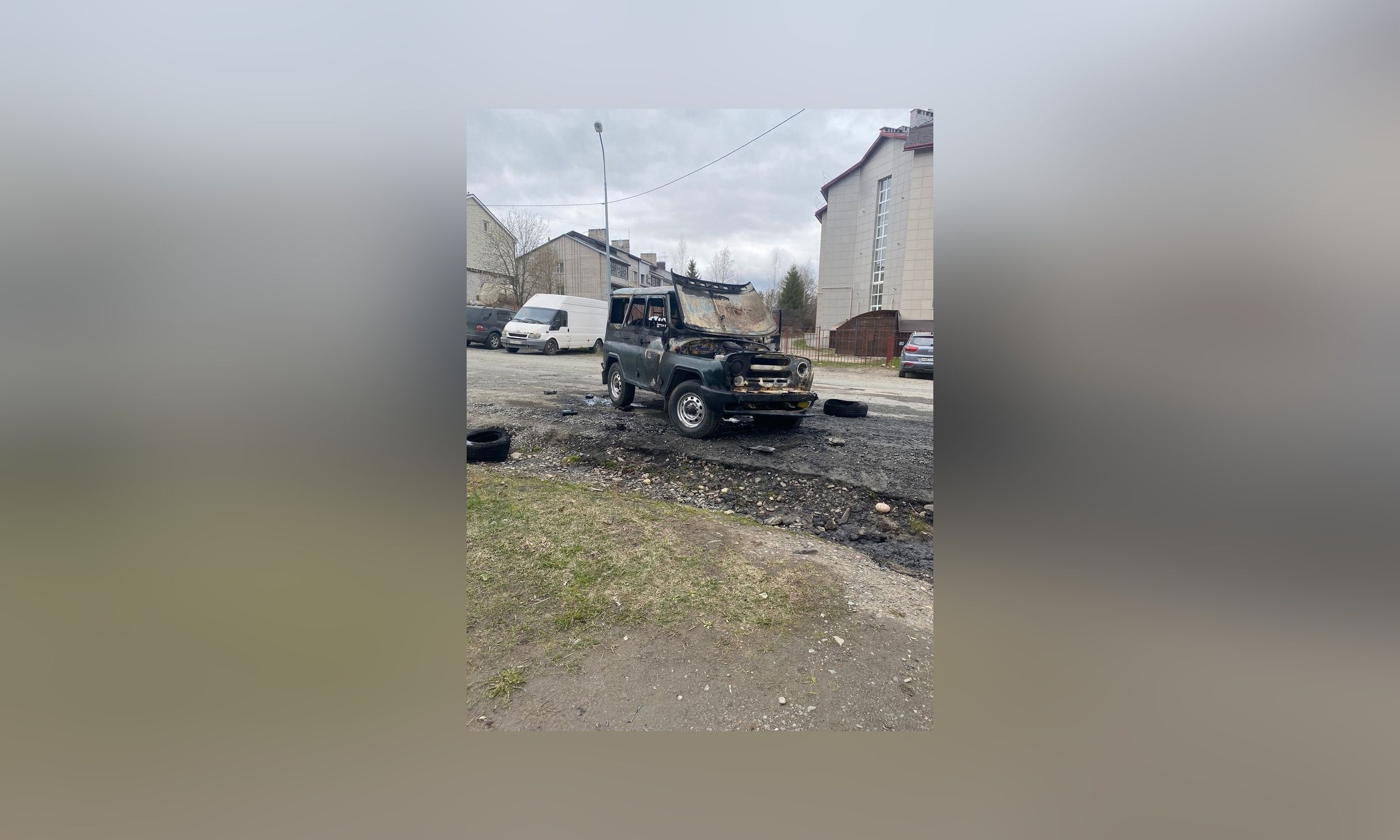 В Петрозаводске сгорел автомобиль В Петрозаводске сгорел автомобиль