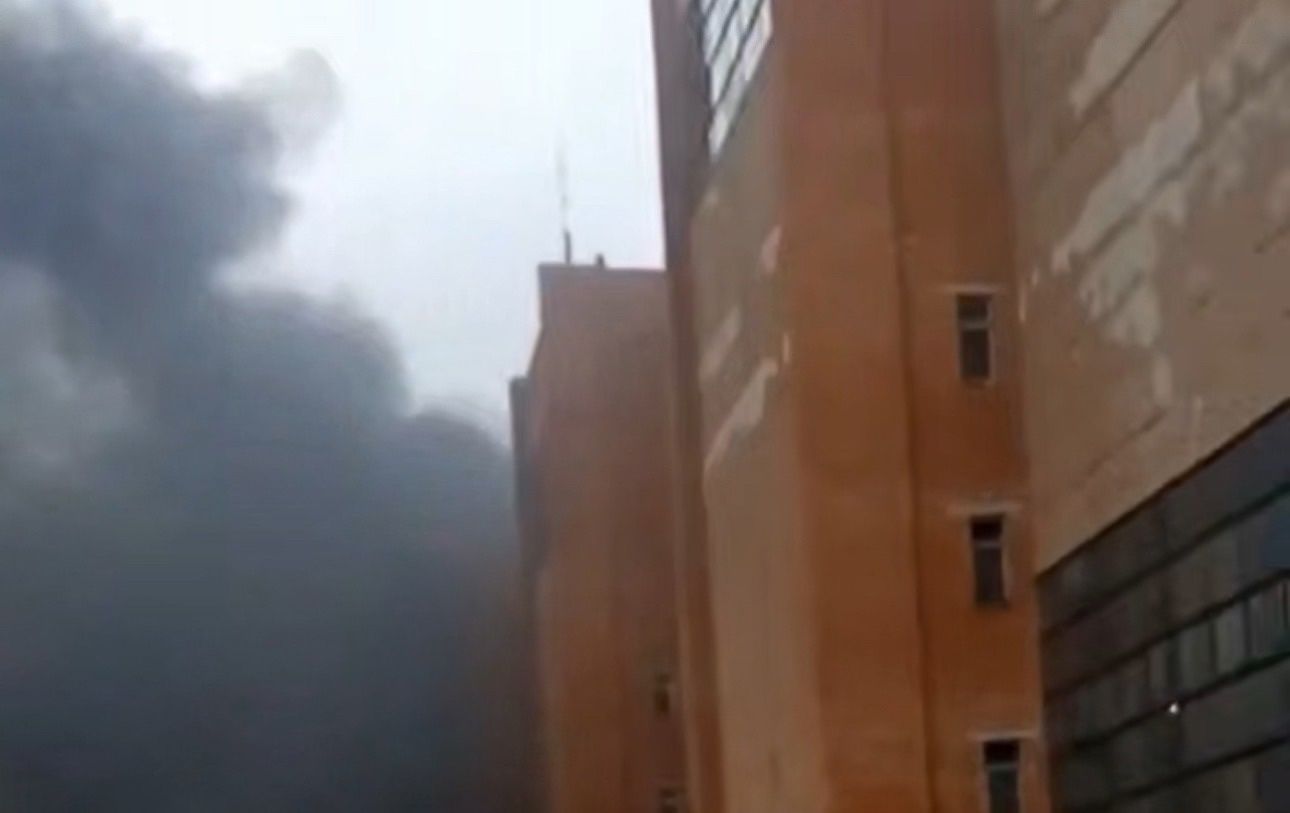 Крупный пожар произошел на Онежской флотилии в Петрозаводске