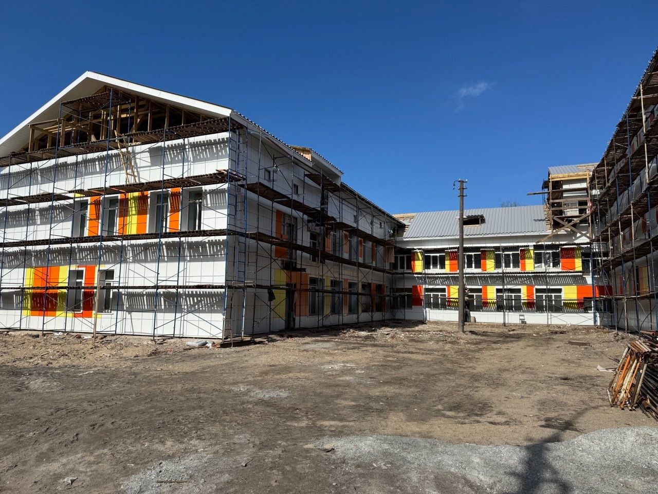 Капремонт одной из школ Медвежьегорска вышел на финальную стадию