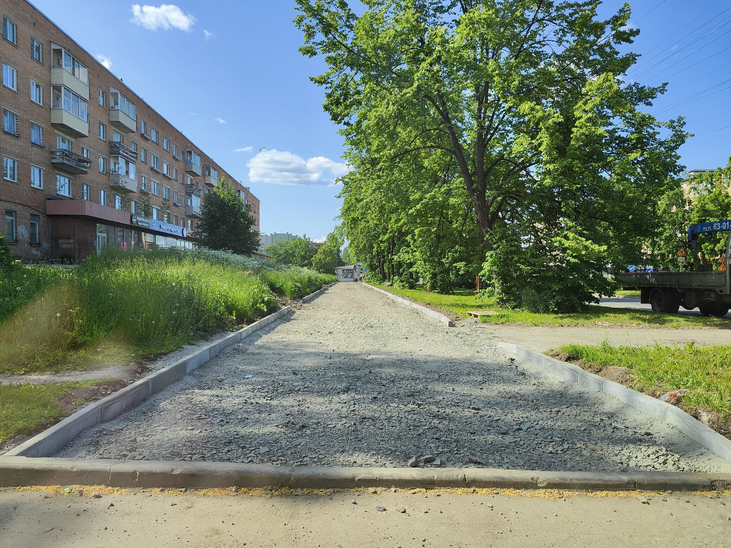 Ремонт пешеходных зон продолжается в столице Карелии