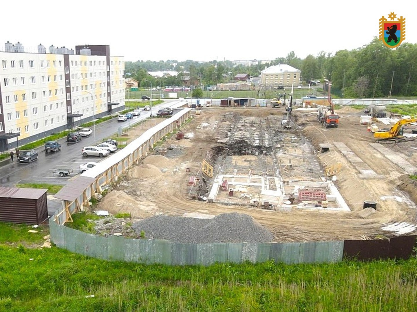 В Беломорске начали строить новый дом для переселенцев