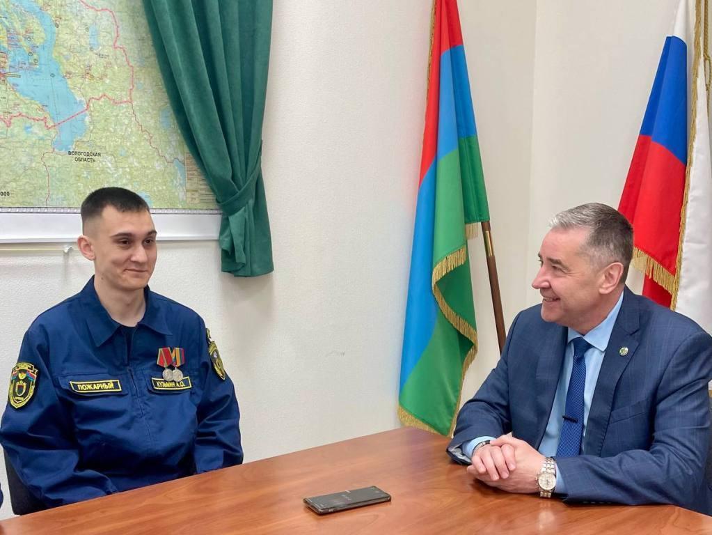 Герой СВО из Карелии выбрал профессию пожарного