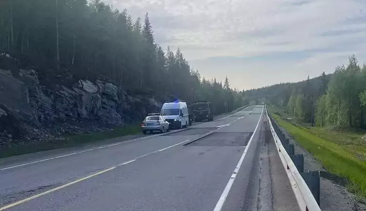 Карельский мотоциклист госпитализирован после съезда в кювет возле Кандалакши