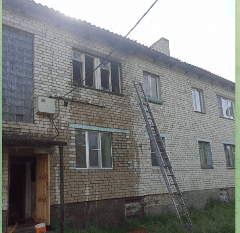 В Пушном горел многоквартирный дом