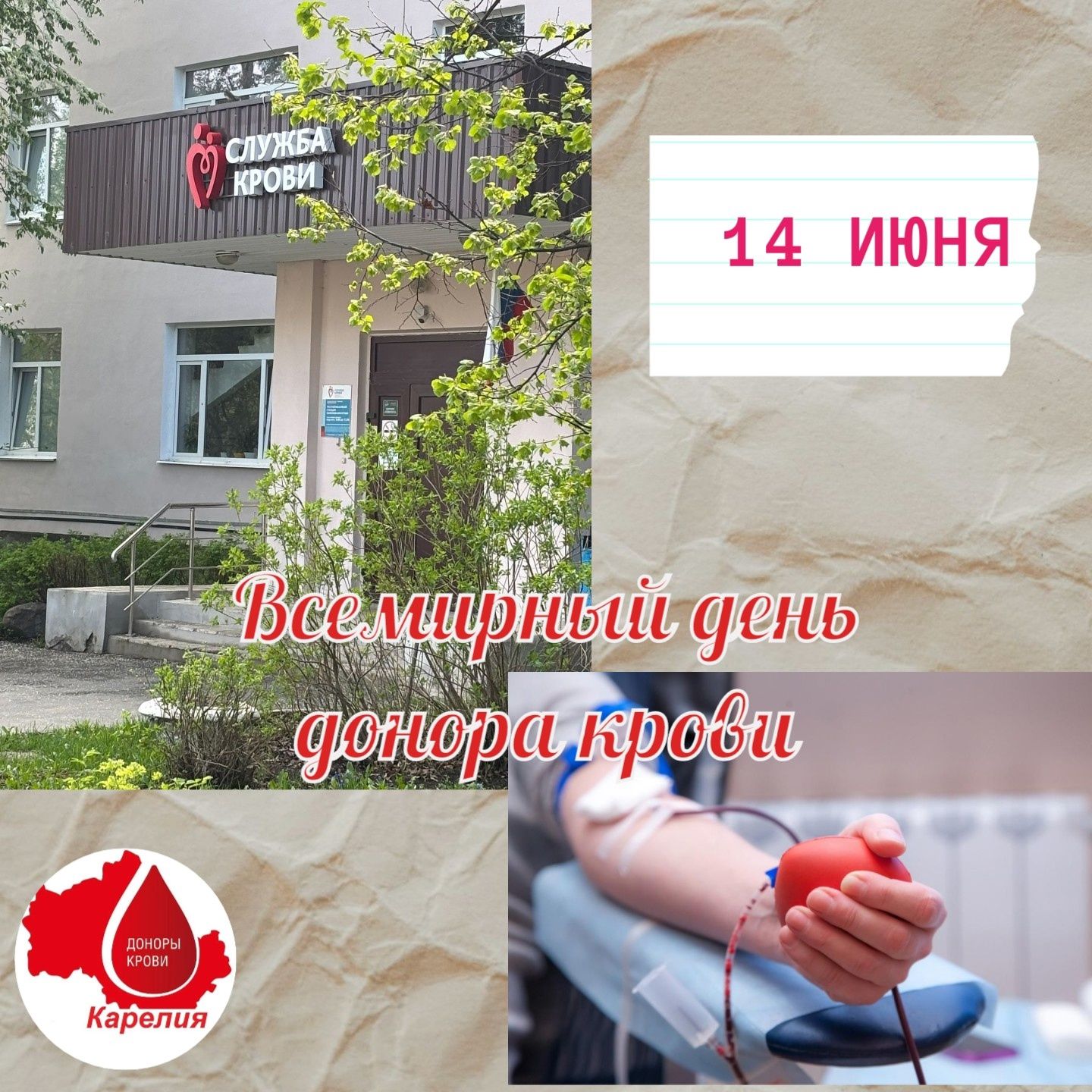 Всемирный день донора отметили в Карелии 14 июня