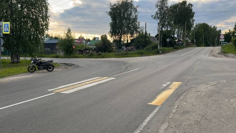 Два мотоциклиста перевернулись в минувшие выходные в Петрозаводске