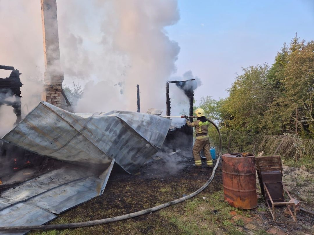 Дача сгорела дотла в Сортавальском районе