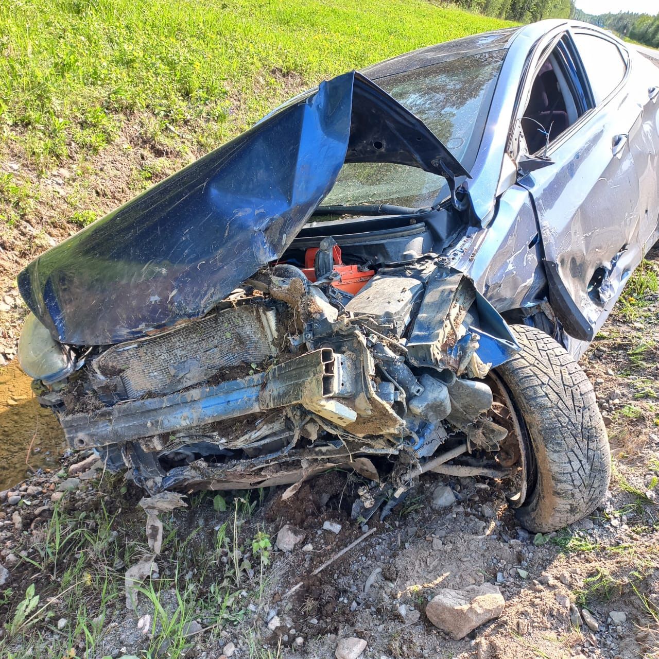 Стало известно, почему две легковушки разбились на востоке Карелии