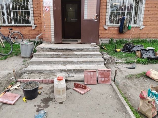 Бизнес благоустраивает территорию в центре Кеми