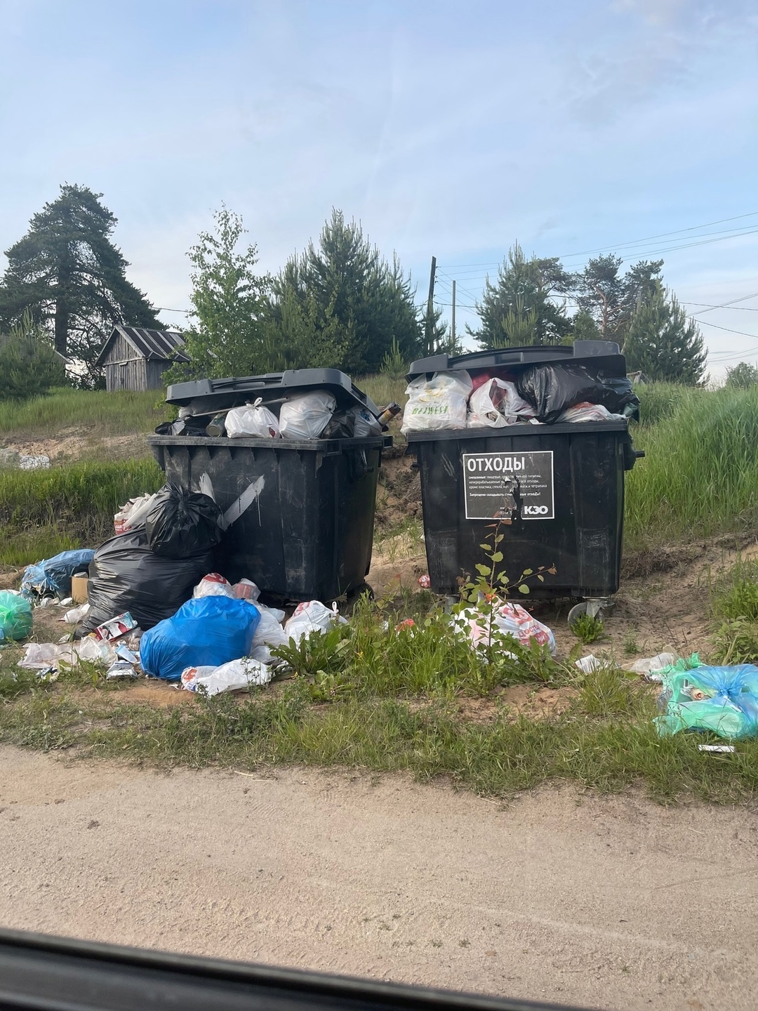 График вывоза мусора нарушили в пяти поселках Карелии