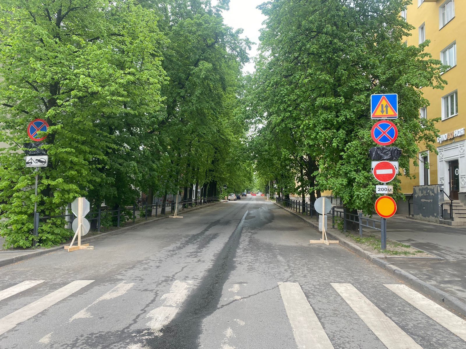 В центре Петрозаводска перекрыли движение