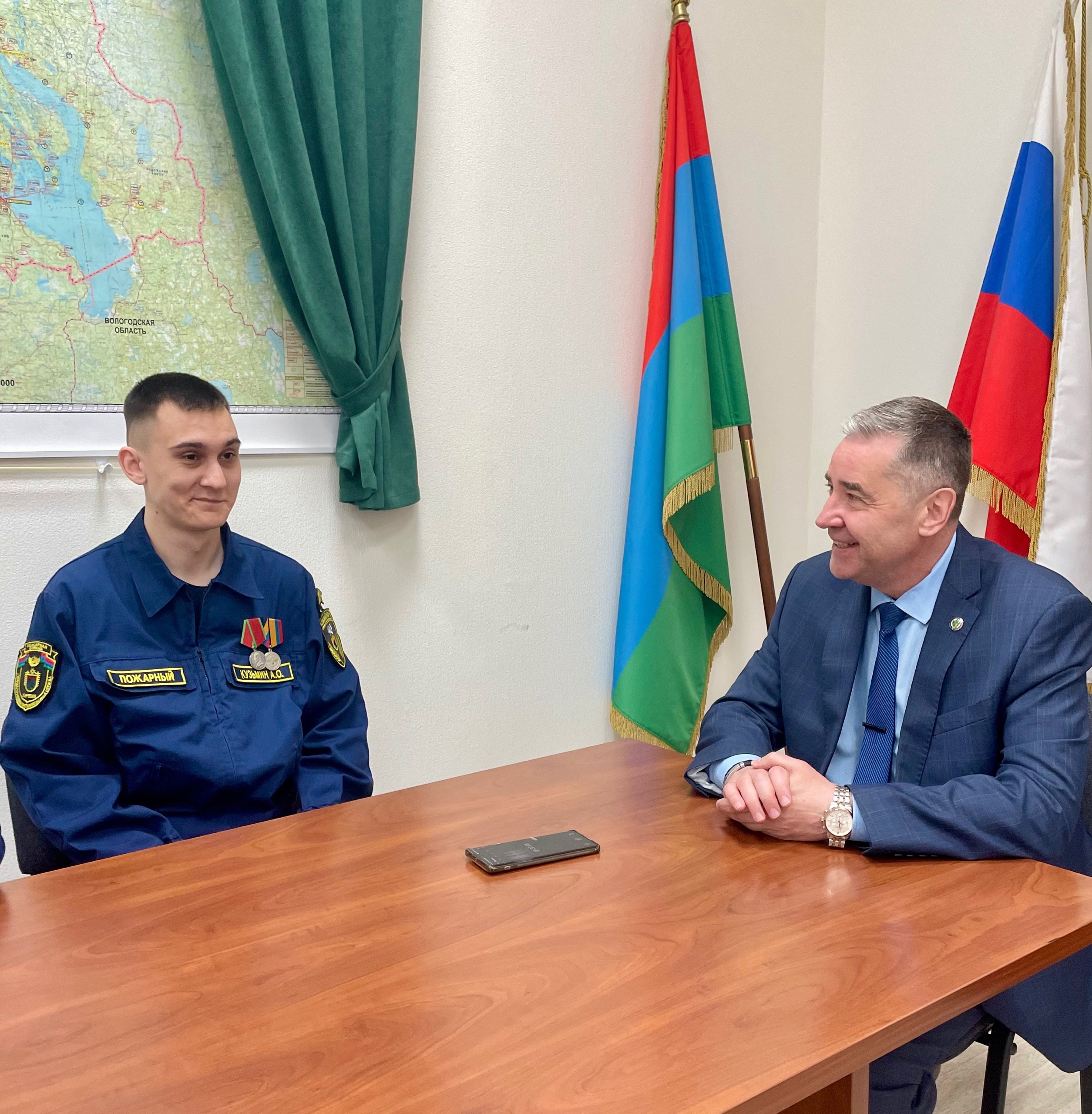 Солдат СВО стал пожарным в Карелии