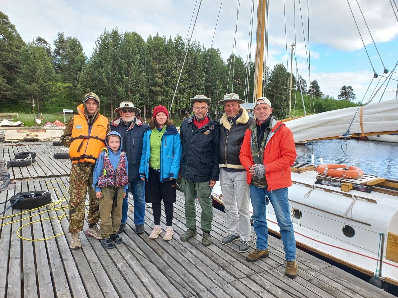 В Карелии завершился первый этап научной парусной экспедиции по Онежскому озеру
