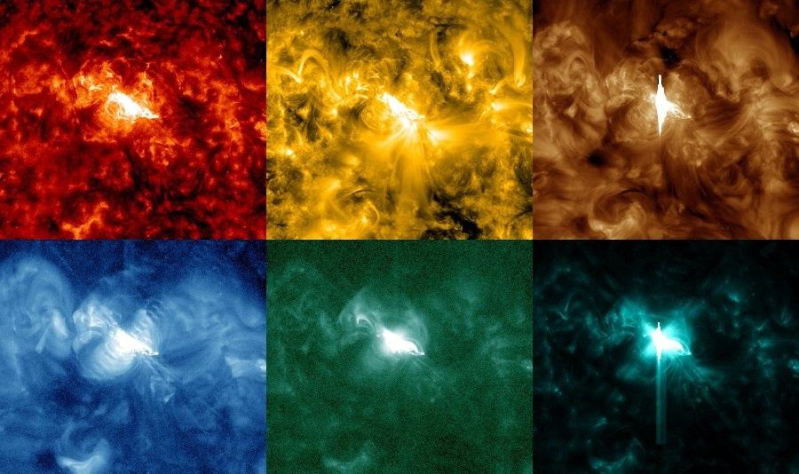 Вторая за сутки: мощнейшая вспышка произошла на Солнце
