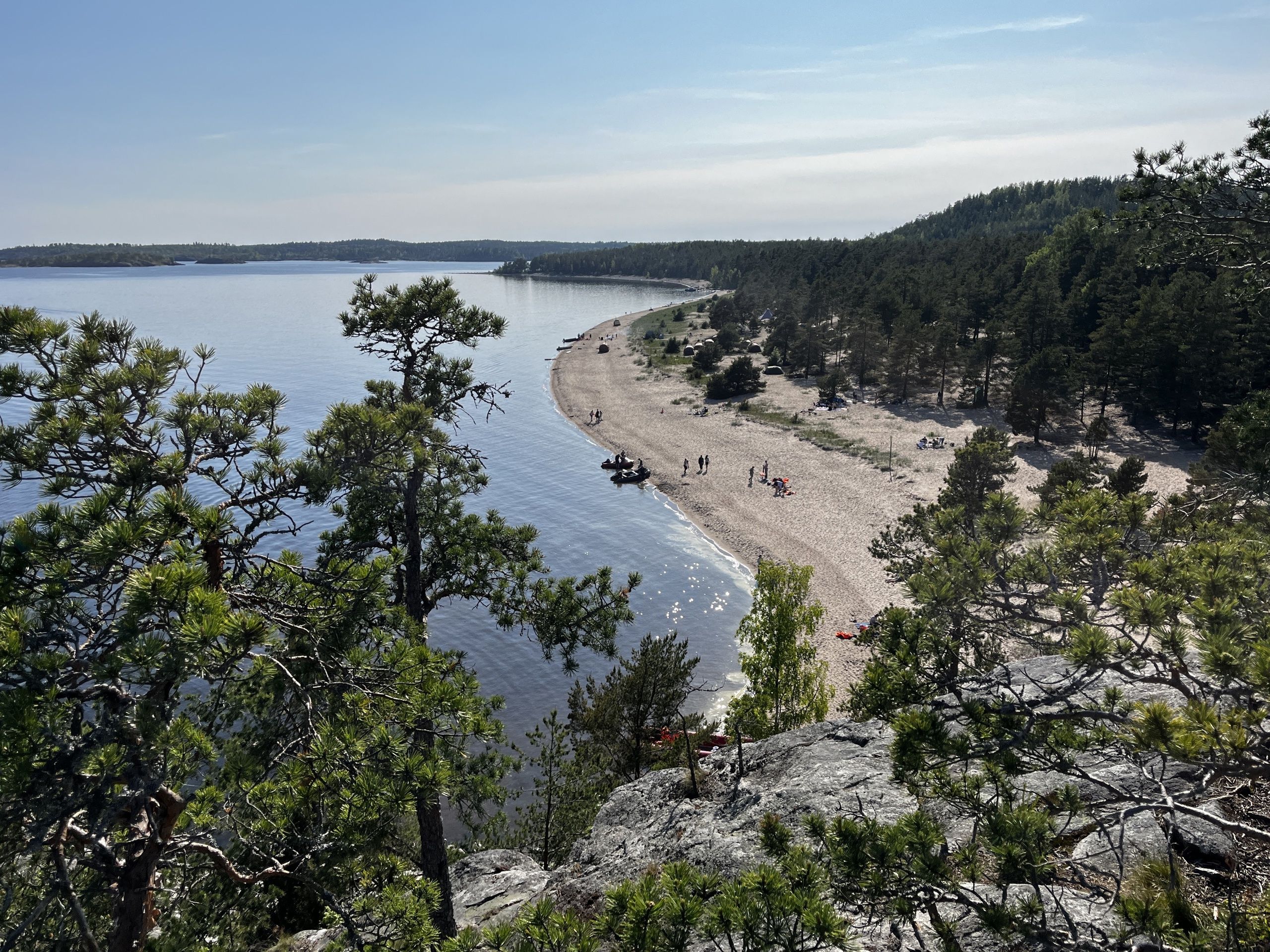 Туристов восхитили Ладожские шхеры