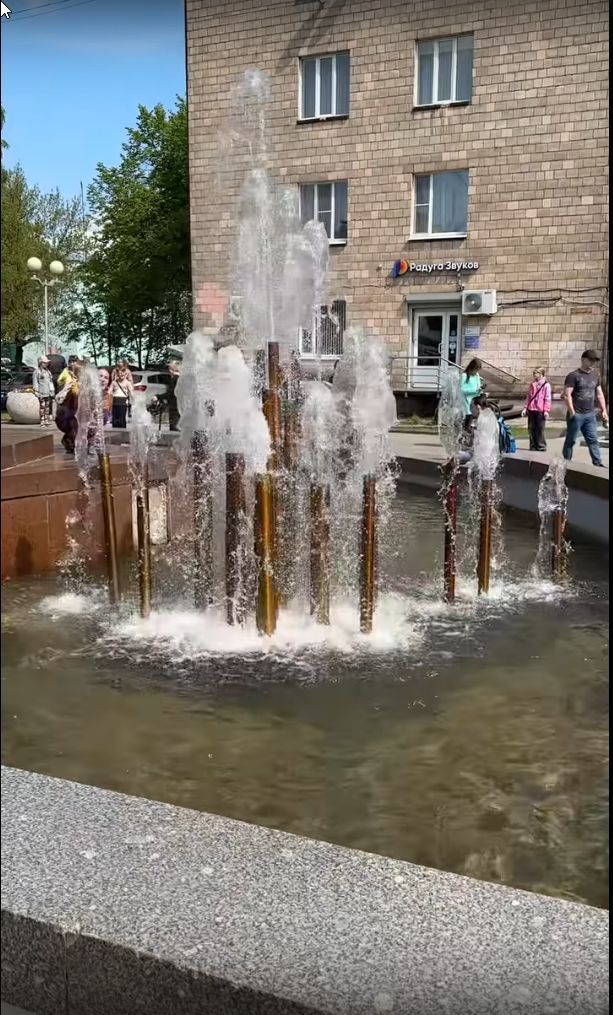 Сезон фонтанов открыли в Петрозаводске