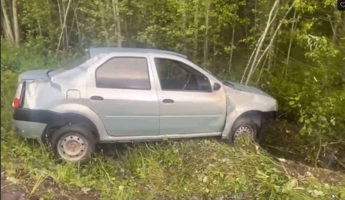 Появились подробности аварии с двумя пострадавшими в перевернувшейся легковушке на дороге в Карелии