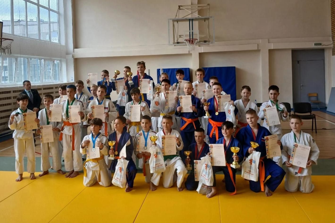 Ледмозерские дзюдоисты вернулись с турнира с наградами