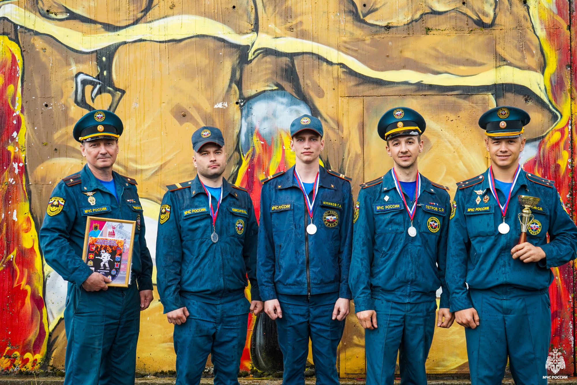 Карелия взяла серебро в соревнованиях газодымозащитников (Фото)