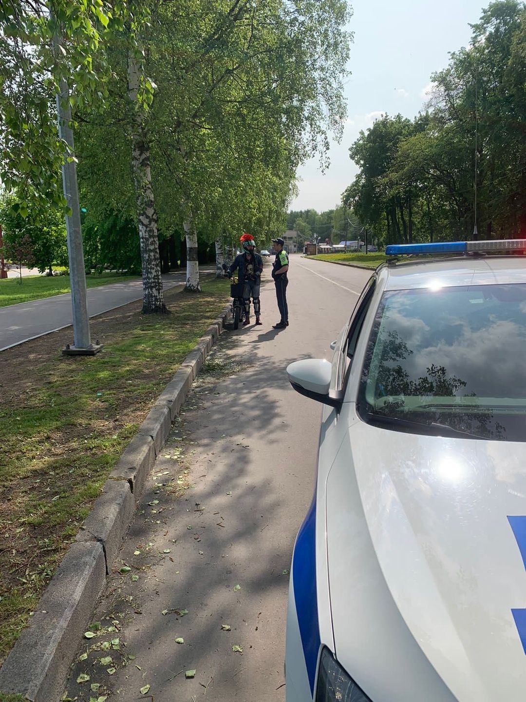 Самокатчика оштрафовали за нарушения правил на набережной в Петрозаводске