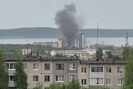 Стали известны подробности пожара у Онежского озера в Петрозаводске