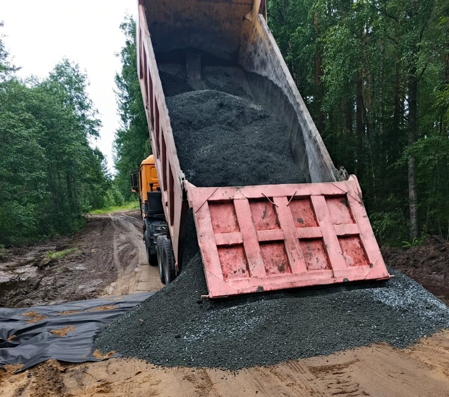 Ремонт дорог в Нижней Салме выходит на финишную прямую