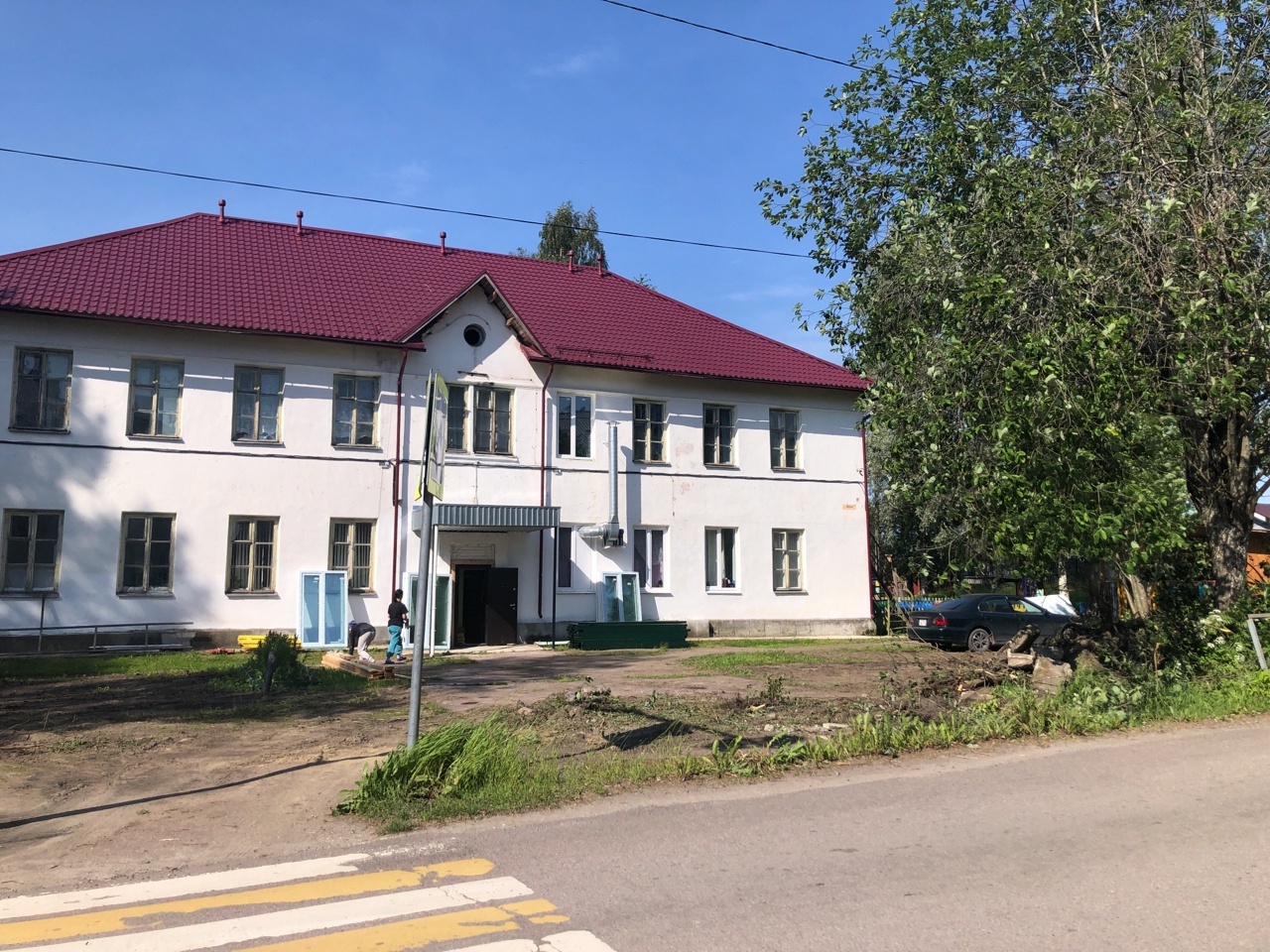 Полы, потолки и окна меняют в детском саду Сортавалы