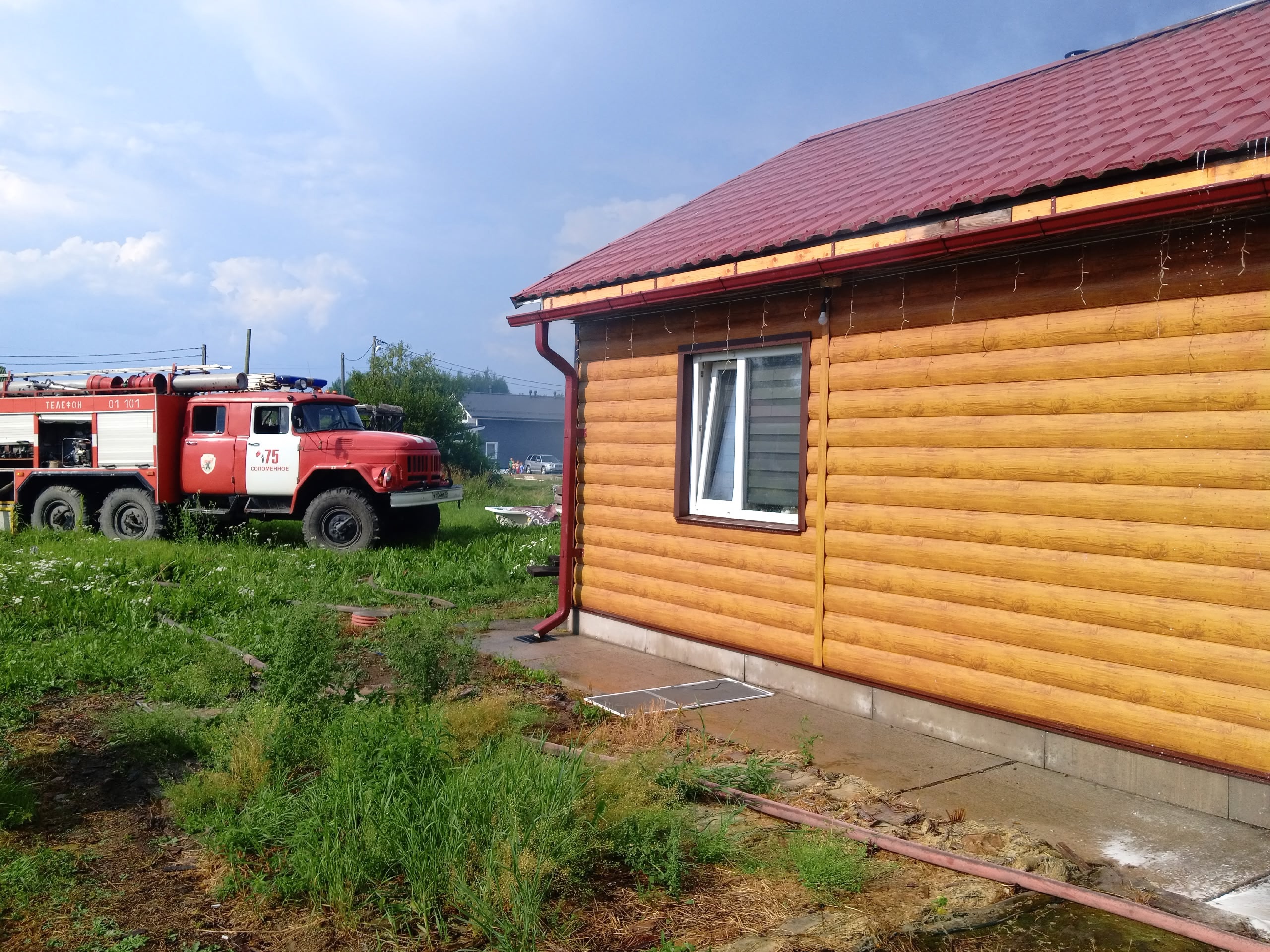 Пожар в частном доме Заозерья оперативно ликвидировали