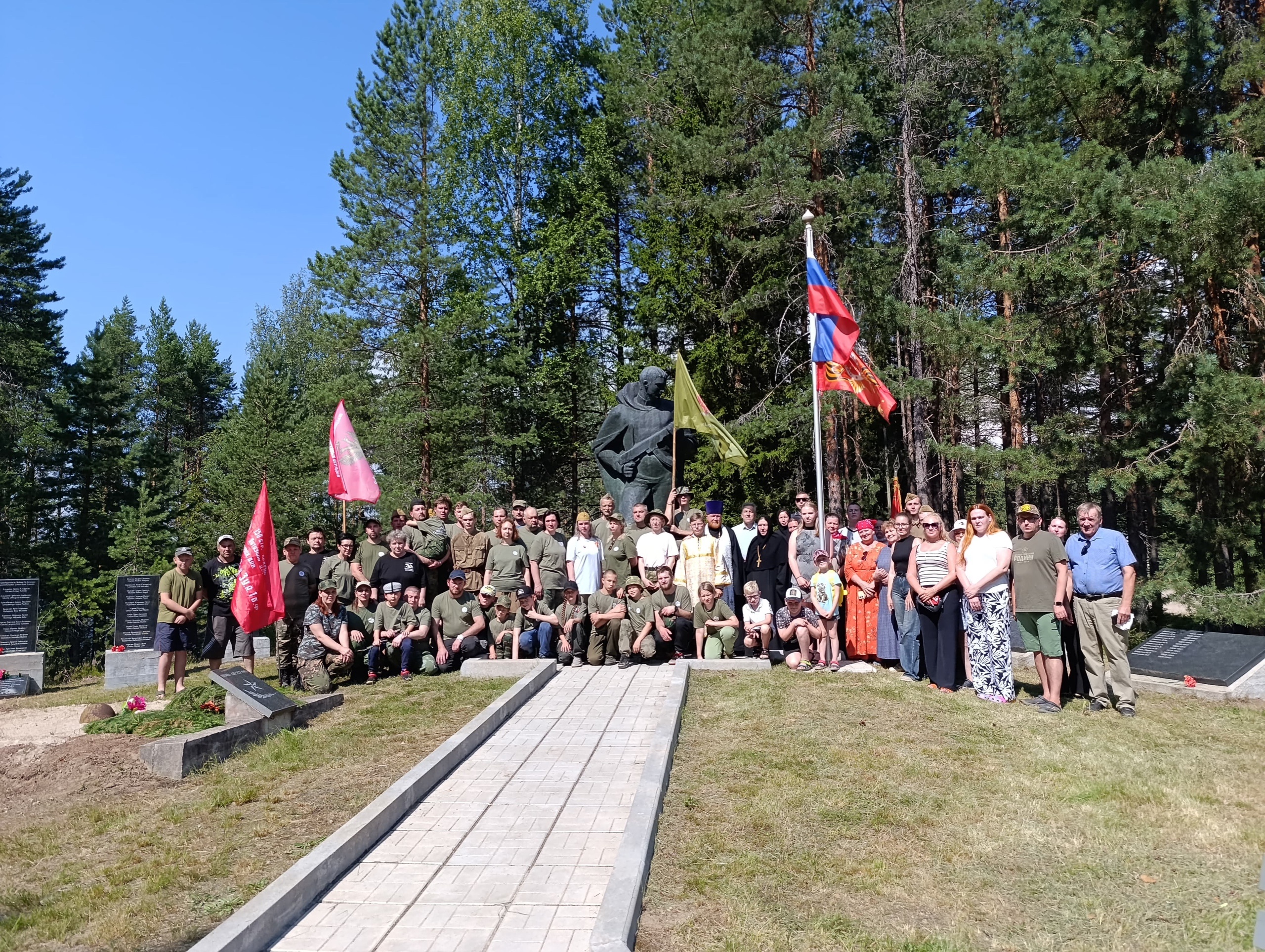 Поисковики установили имена семи погибших бойцов