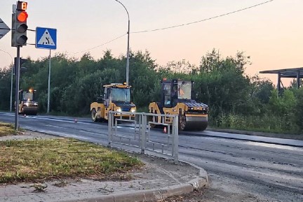 Инна Колыхматова проконтролировала ход дорожного ремонта