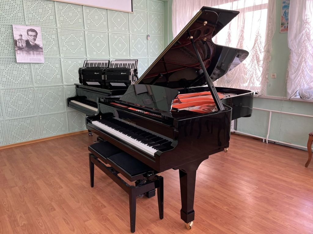 Нацпроект «Семья» подарил музыкальной школе им. Свиридова рояль и аккордеоны