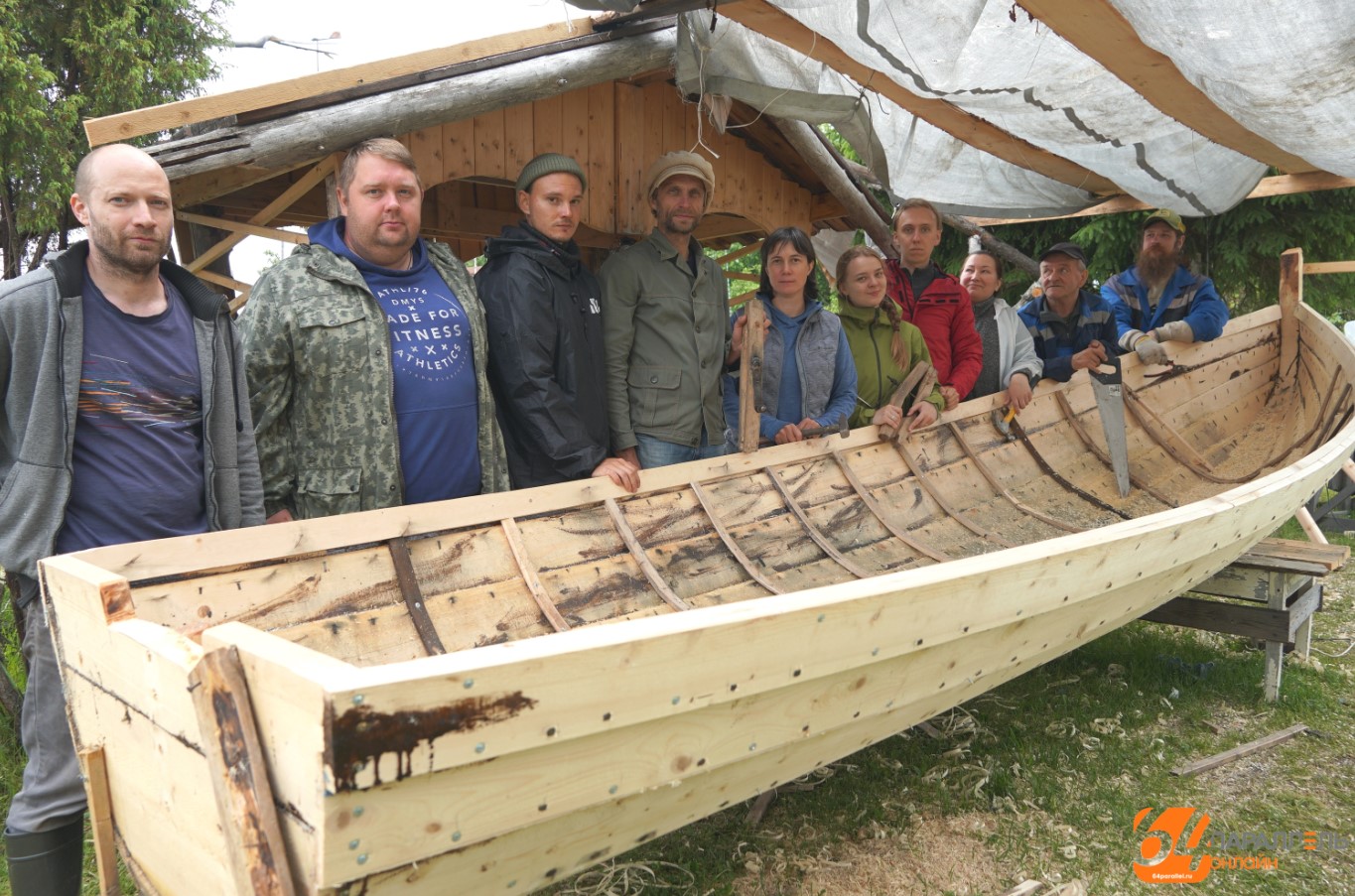 В Вокнаволоке возрождают забытое ремесло судостроения (Фото)