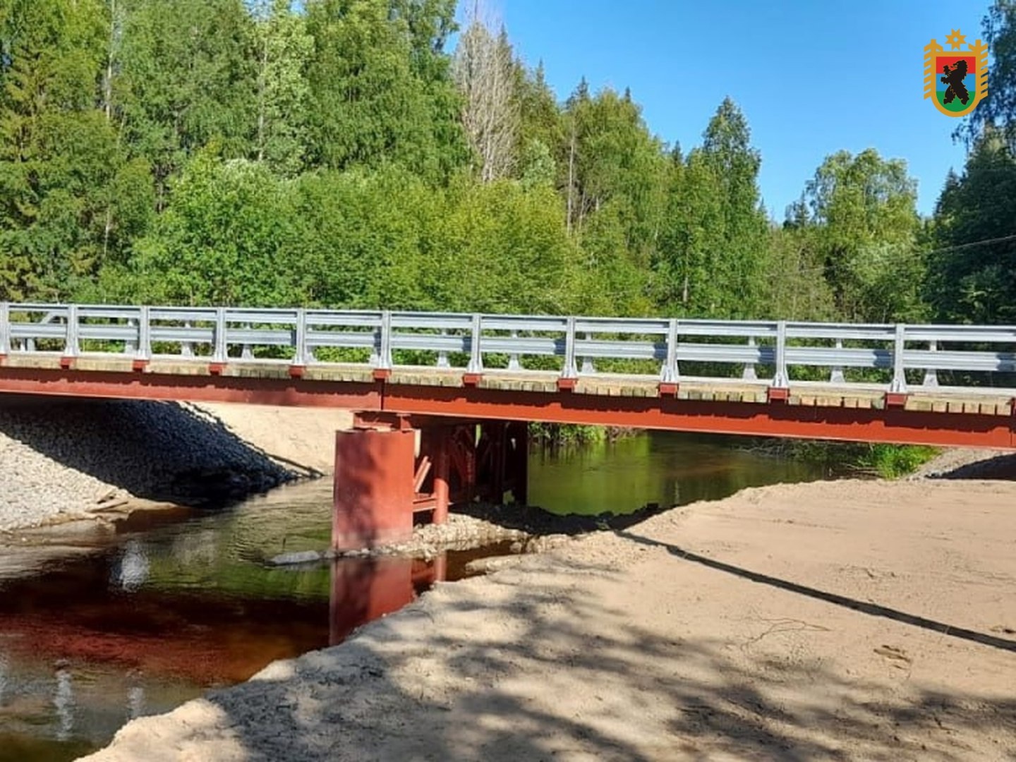 Открыто движение по мосту через Рагнуксу