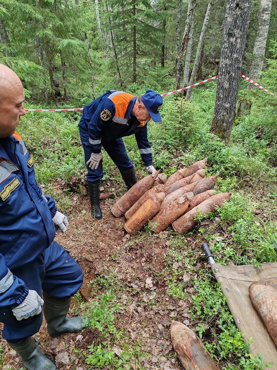 Опасную находку обезвредили спасатели Карелии