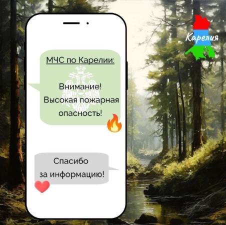 МЧС предупредила о высокой пожарной опасности