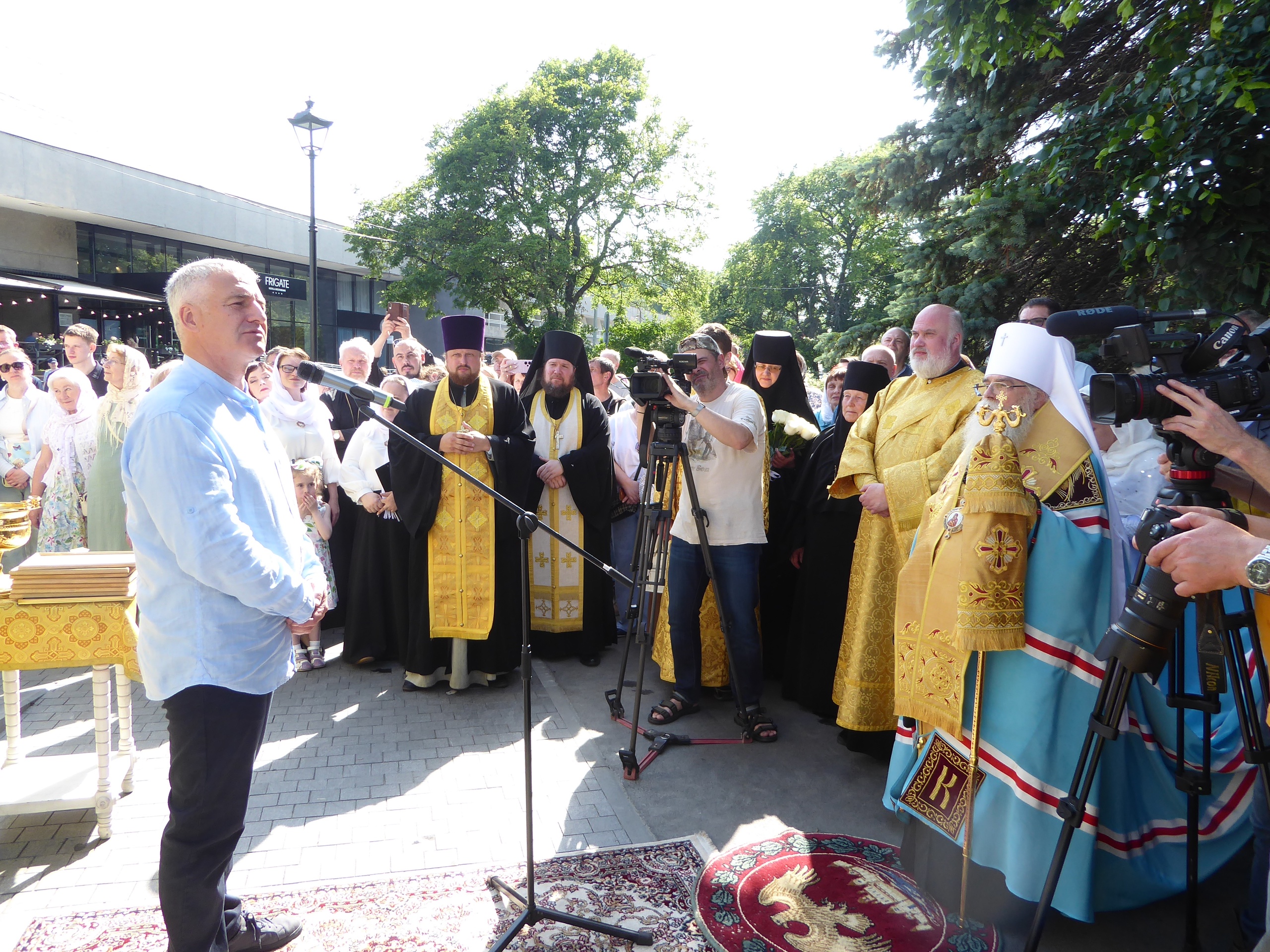 Туристов на освящении часовни оказалось больше чем петрозаводчан