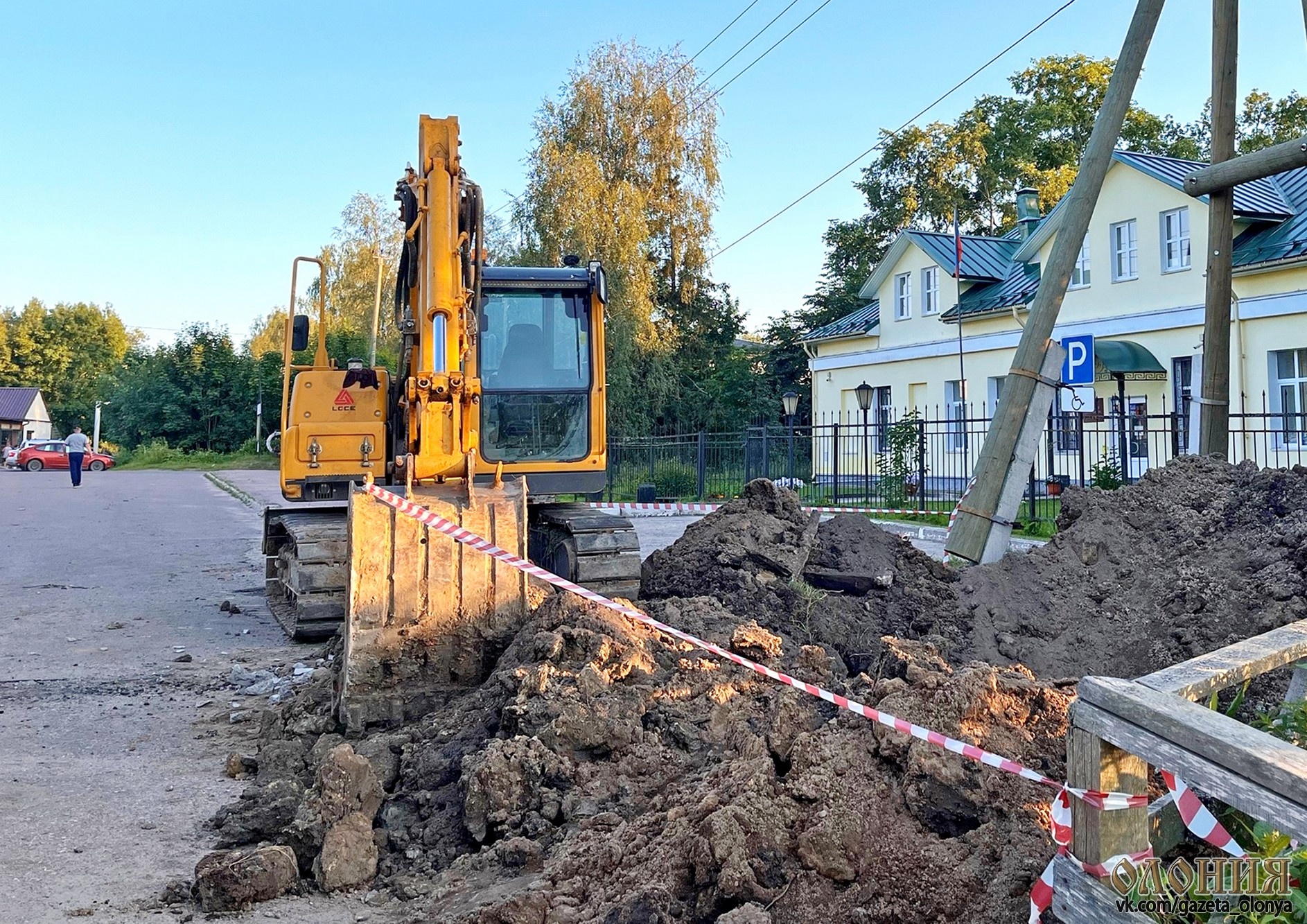 В Олонецком районе обновляют сети водоснабжения и канализации
