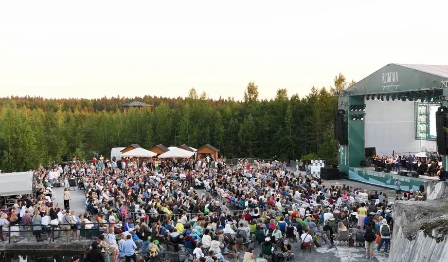 Музыкальный фестиваль Ruskeala Symphony собрал более семи тысяч гостей