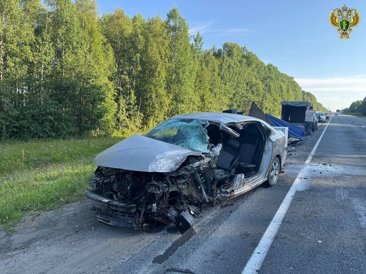 Прокуратура проводит проверку после смертельного ДТП на трассе в Пряжинском районе