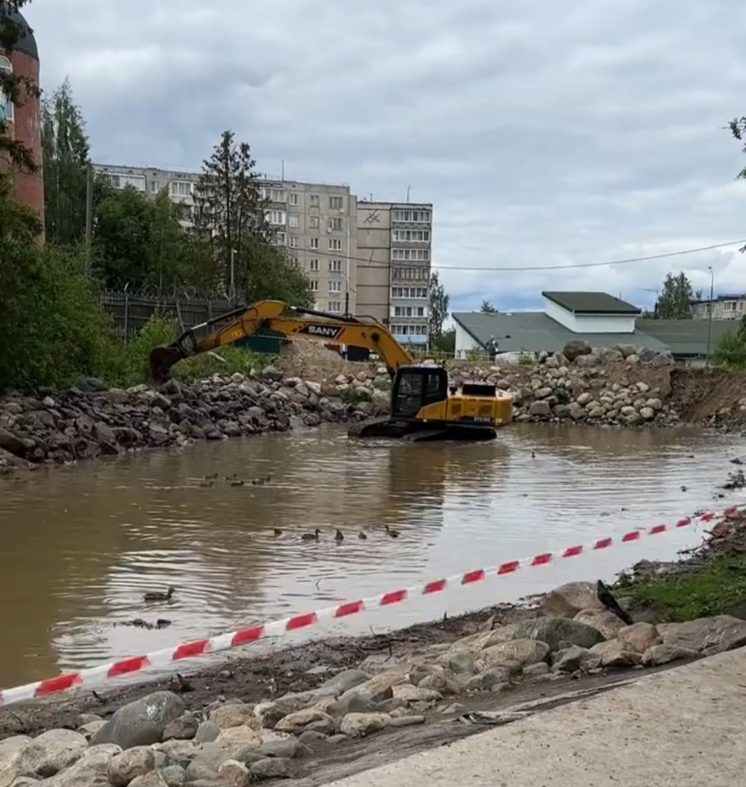 Работа кипит: Беличий остров в Петрозаводске продолжают благоустраивать