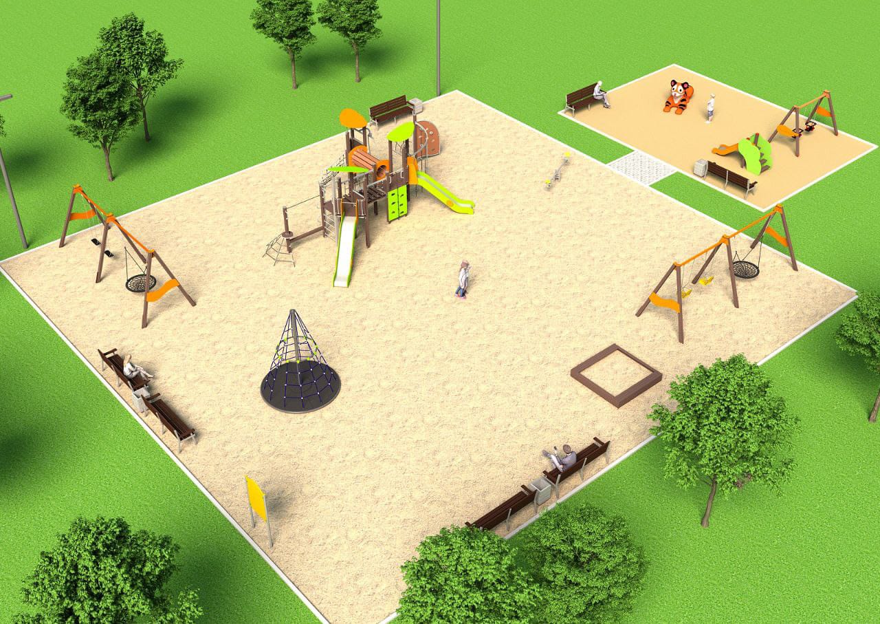 Стало известно, какую детскую площадку построят на Кукковке