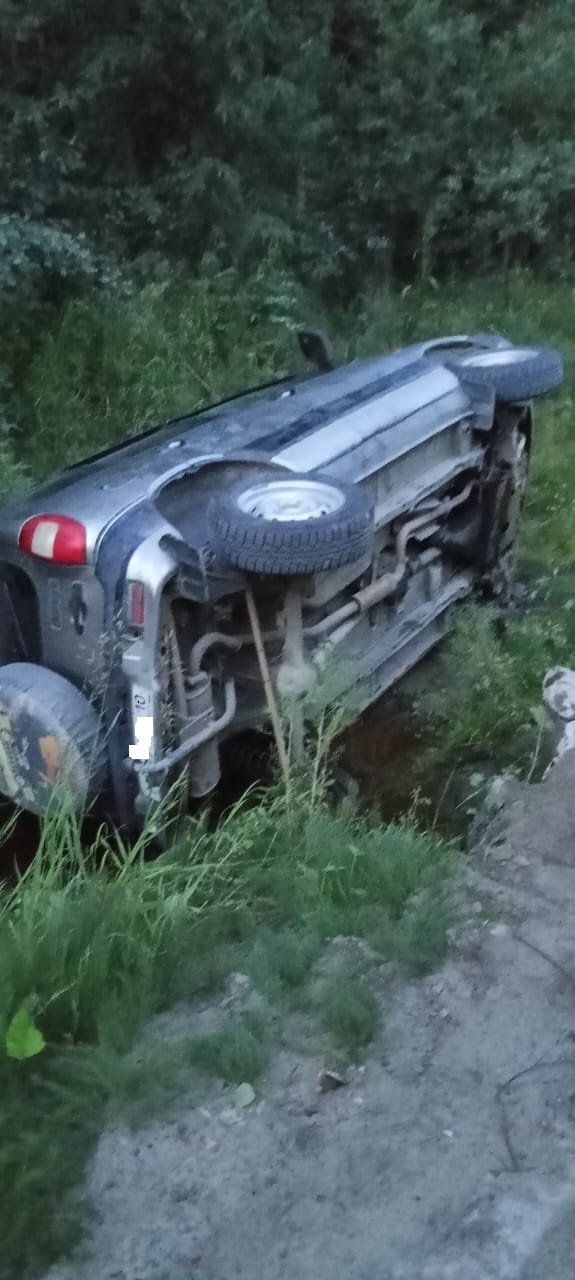 Смертельное ДТП произошло ночью на западе Карелии — погиб водитель вылетевшей в кювет иномарки